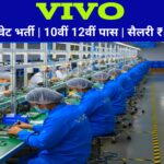 Vivo Company Job Vacancy Noida 2026 | 10वीं 12वीं पास | Factory Job | Salary ₹22,000+ | Apply Now